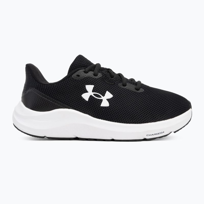 Moteriški bėgimo bateliai Under Armour Charged Pursuit 4 black/black/white 2