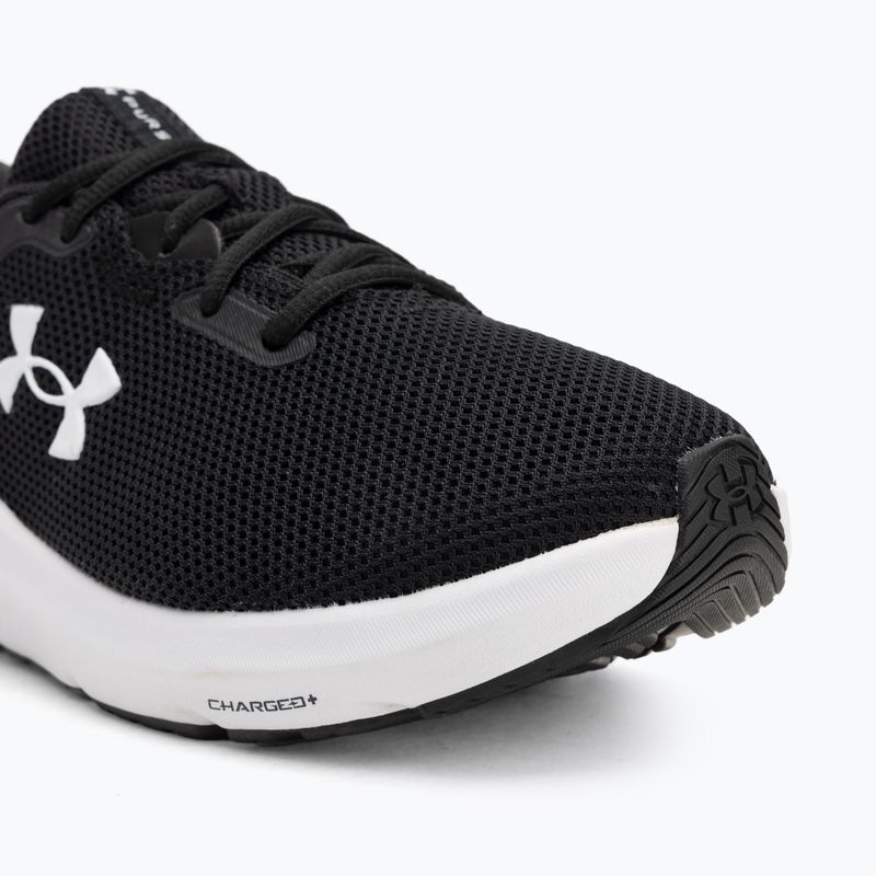 Moteriški bėgimo bateliai Under Armour Charged Pursuit 4 black/black/white 7