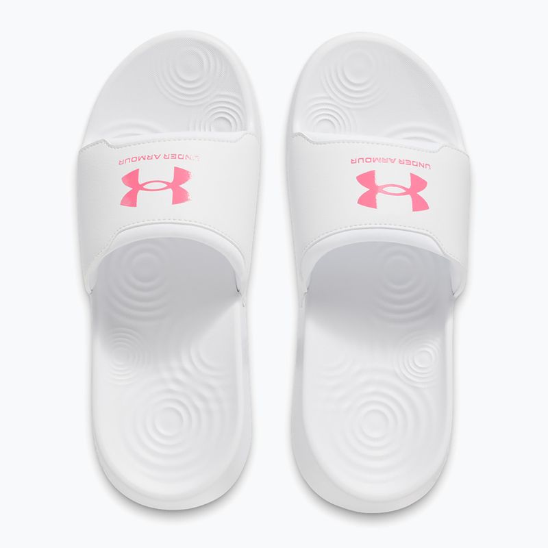 Moteriškos šlepetės Under Armour Ignite Select white/white/super pink 4