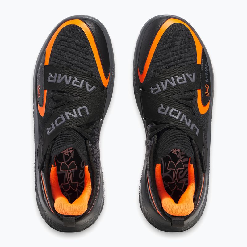 Krepšinio batai Under Armour Flow Futr X 4 UAA black/castlerock/blaze orange 11