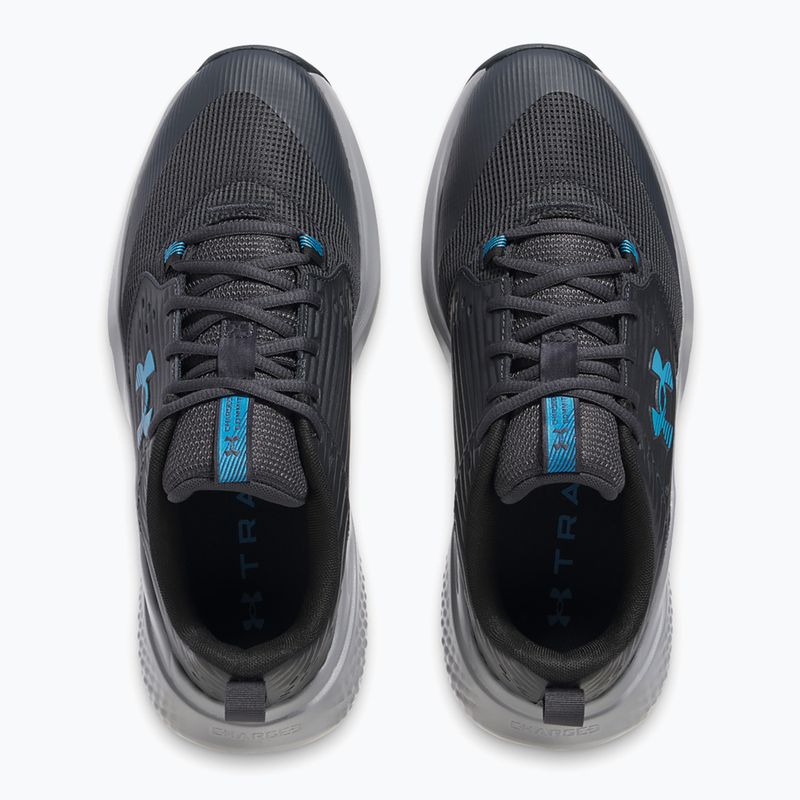 Vyriški treniruočių batai Under Armour Commit 4 anthracite/steel/ether blue 4