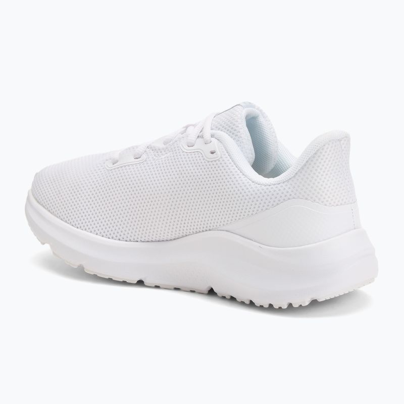 Moteriški bėgimo batai Under Armour Charged Pursuit 4 white/white/metallic silver 3
