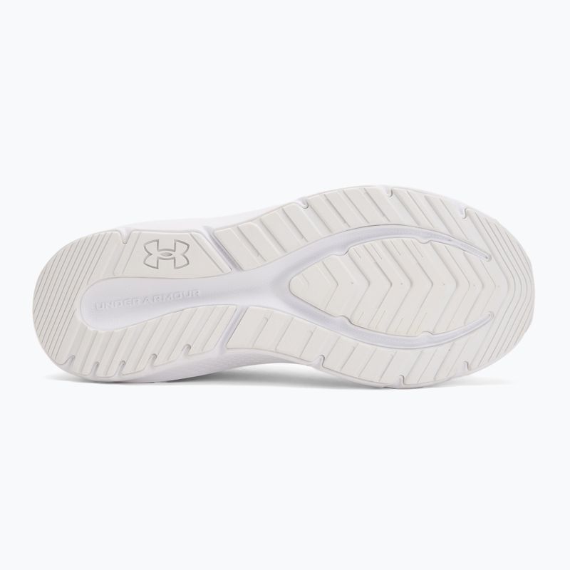 Moteriški bėgimo batai Under Armour Charged Pursuit 4 white/white/metallic silver 4