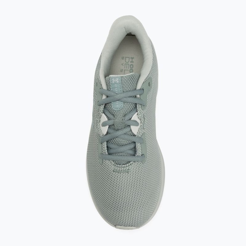 Moteriški bėgimo bateliai Under Armour Charged Pursuit 4 silica green/silica green/metallic silica 5