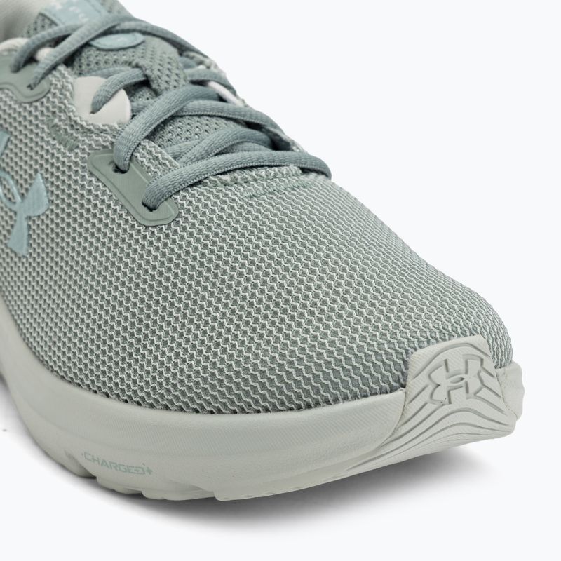Moteriški bėgimo bateliai Under Armour Charged Pursuit 4 silica green/silica green/metallic silica 7