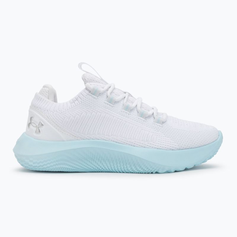 Moteriški treniruočių batai Under Armour Dynamic 2 white/stream/metallic silver 2