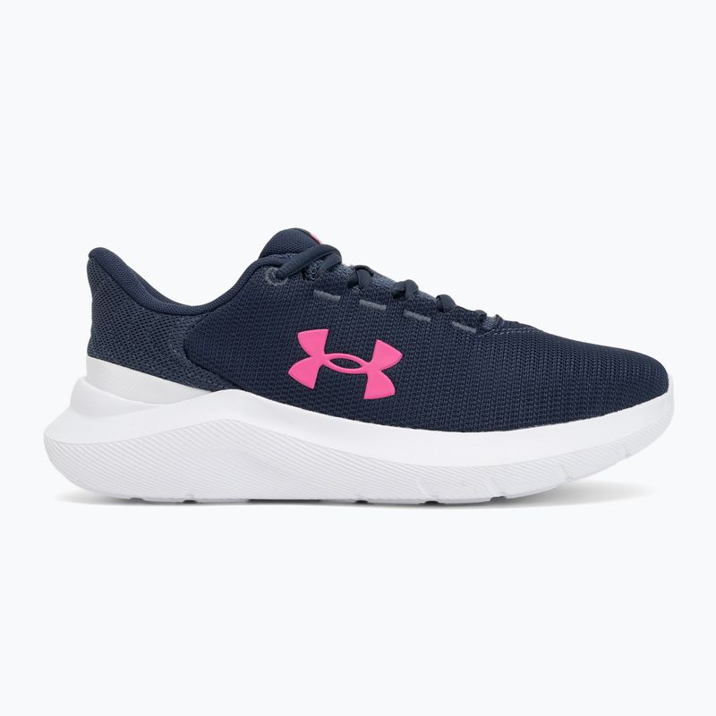 Moteriški bėgimo bateliai Under Armour Phade RN 3 downpour gray/downpour gray/aero pink 2