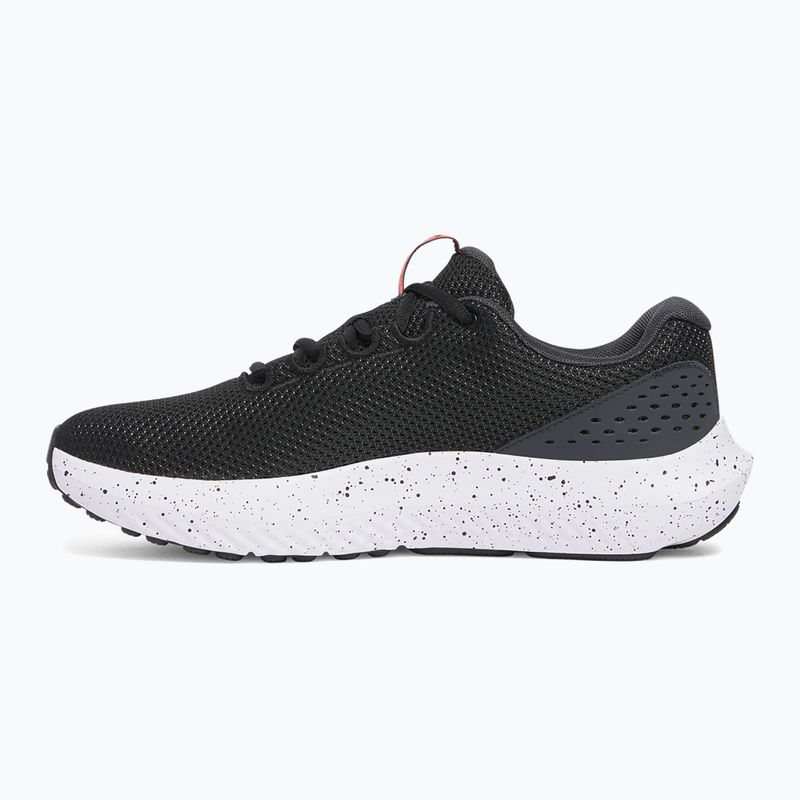 Vyriški bėgimo bateliai Under Armour Charged Surge 4 black/anthracite/ares red 2