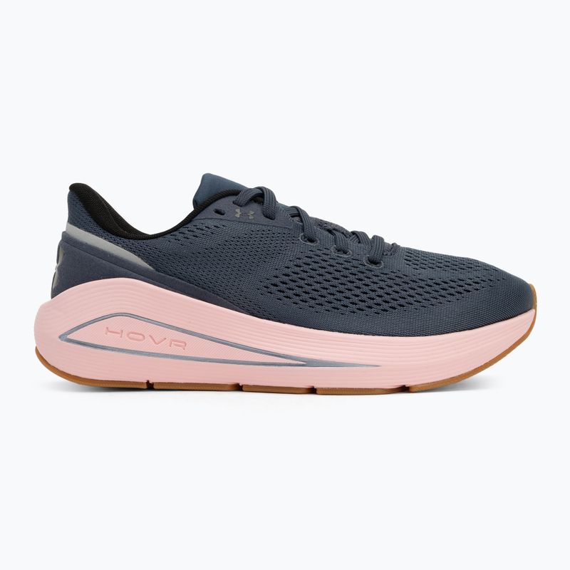 Moteriški bėgimo bateliai Under Armour Sonic 7 downpour gray/prime pink/black 2