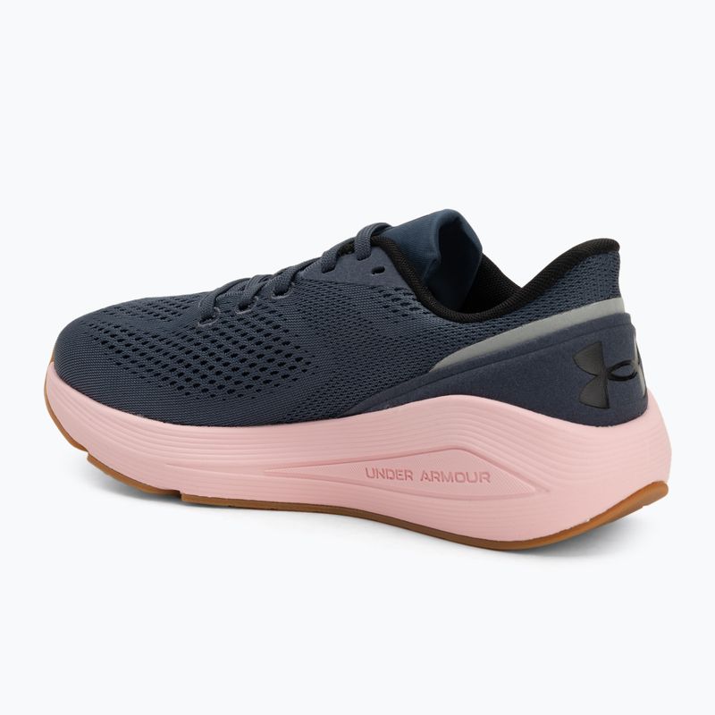 Moteriški bėgimo bateliai Under Armour Sonic 7 downpour gray/prime pink/black 3