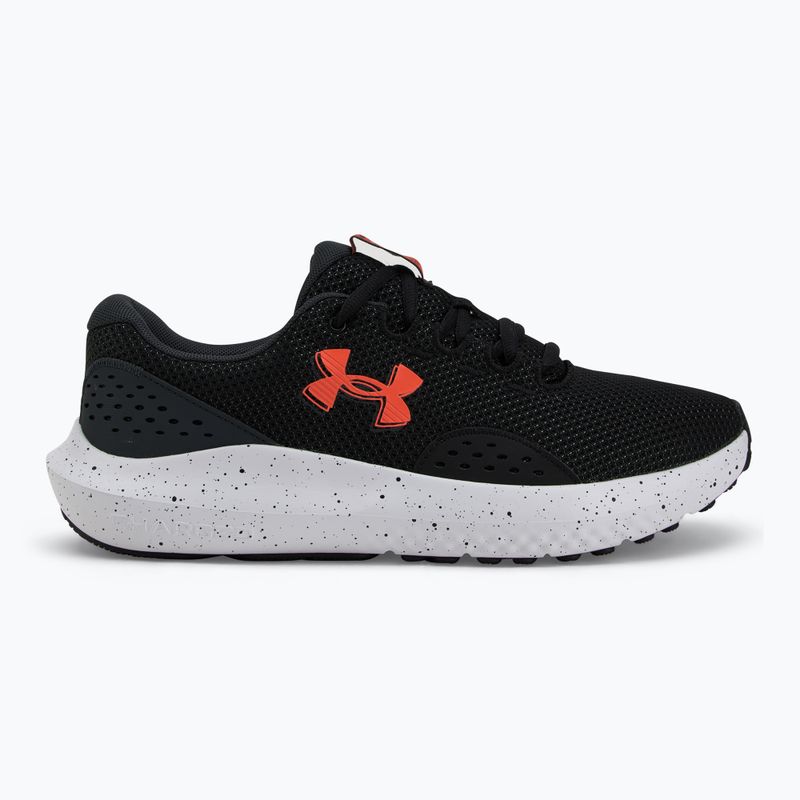 Vyriški bėgimo bateliai Under Armour Charged Surge 4 black/anthracite/ares red 2