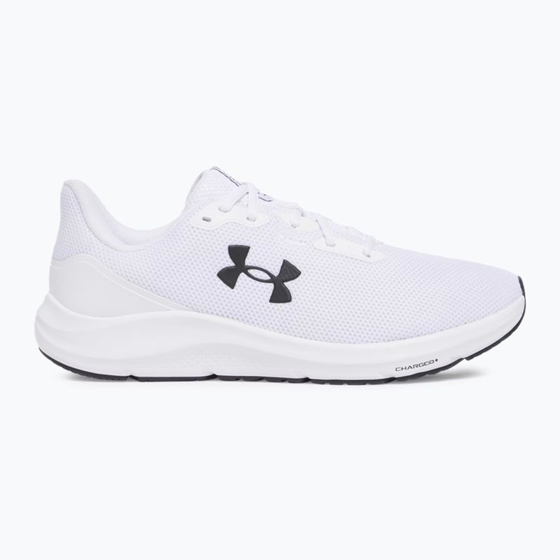 Vyriški bėgimo bateliai Under Armour Charged Pursuit 4 white/white/black 8