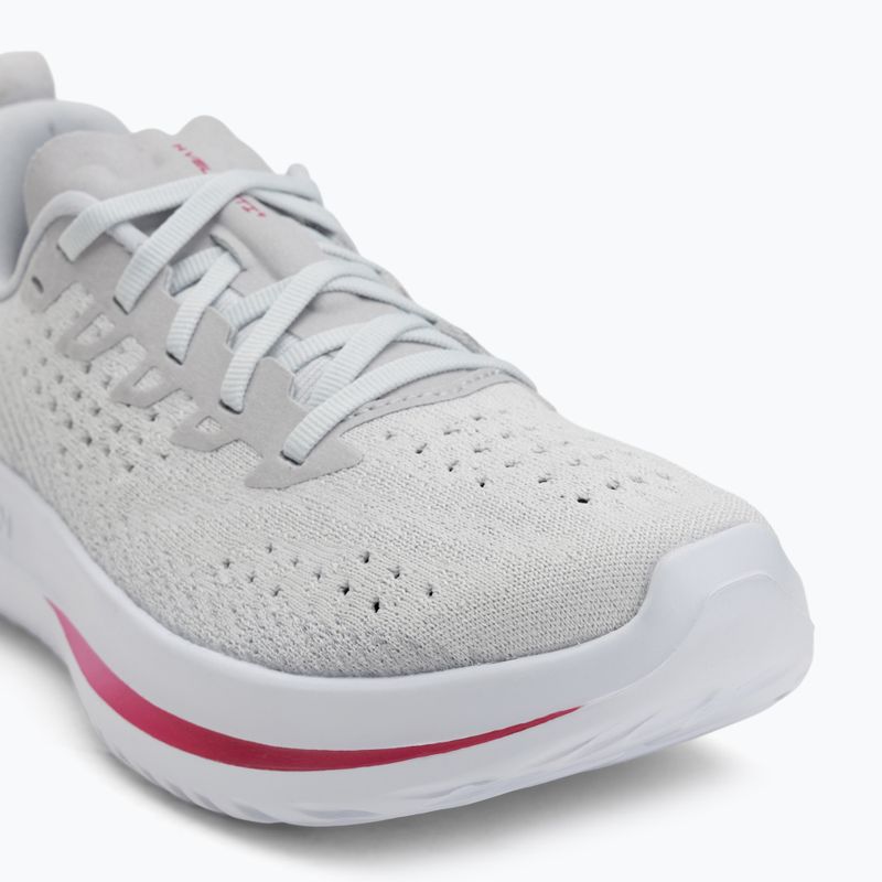 Moteriški bėgimo bateliai Under Armour Velociti 4 SE halo gray/mod gray/shaded fuchsia 7