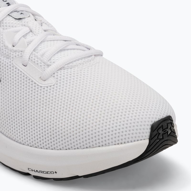 Vyriški bėgimo bateliai Under Armour Charged Pursuit 4 white/white/black 7