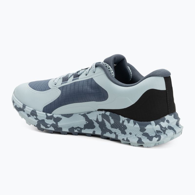 Vyriški bėgimo batai Under Armour Charged Bandit Trail 3 downpour gray/harbor blue/hyper green 3