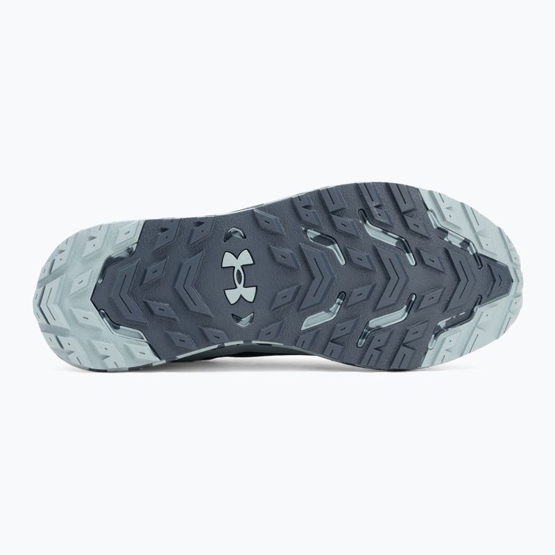 Vyriški bėgimo batai Under Armour Charged Bandit Trail 3 downpour gray/harbor blue/hyper green 4