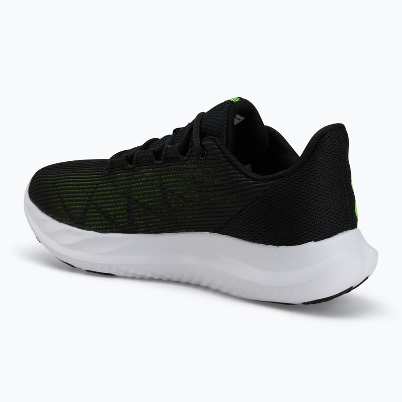 Vyriški bėgimo batai Under Armour Charged Speed Swift black/black/hyper green 3