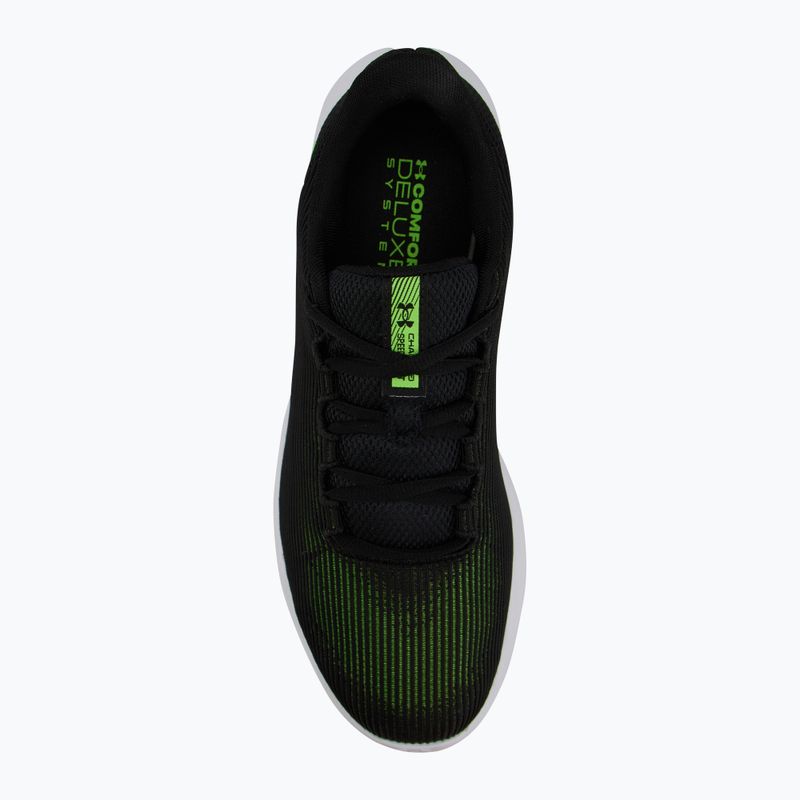 Vyriški bėgimo batai Under Armour Charged Speed Swift black/black/hyper green 5