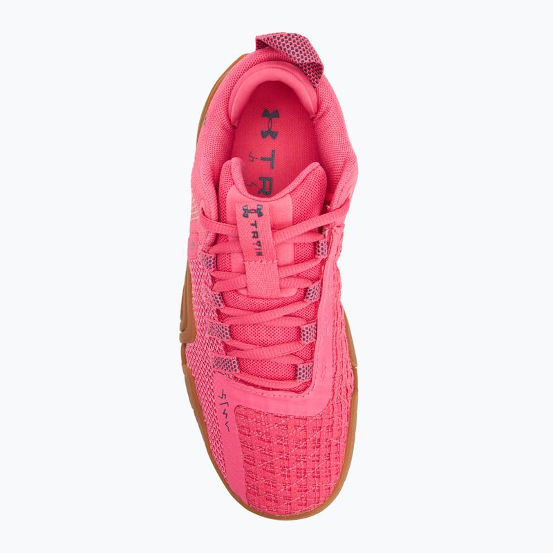 Moteriški treniruočių batai Under Armour TriBase Reign 6 super pink/super pink/downpour gray 5