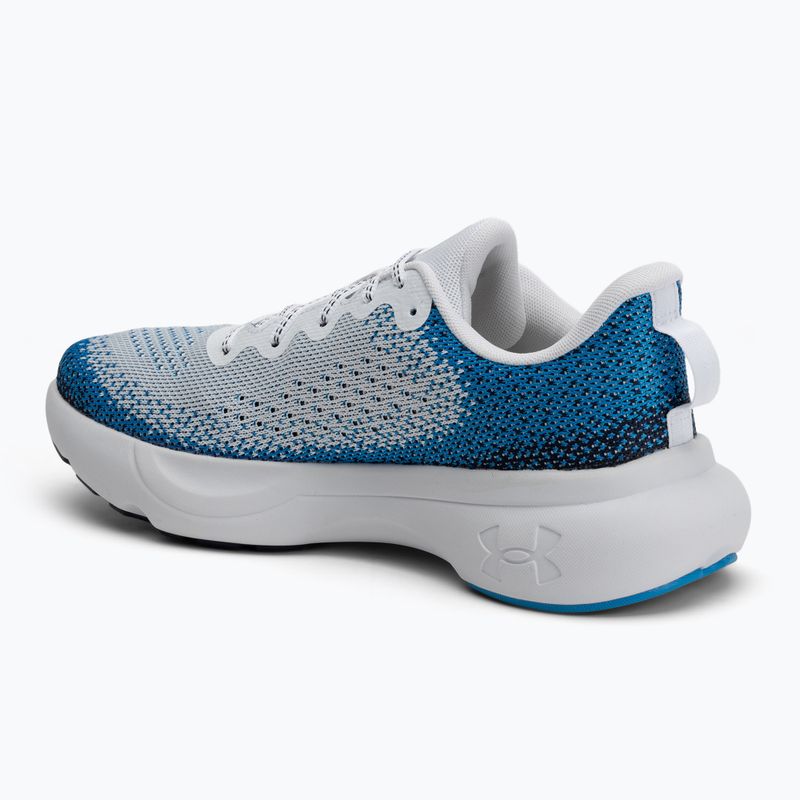 Vyriški bėgimo batai Under Armour Infinite white/electric blue/white 3