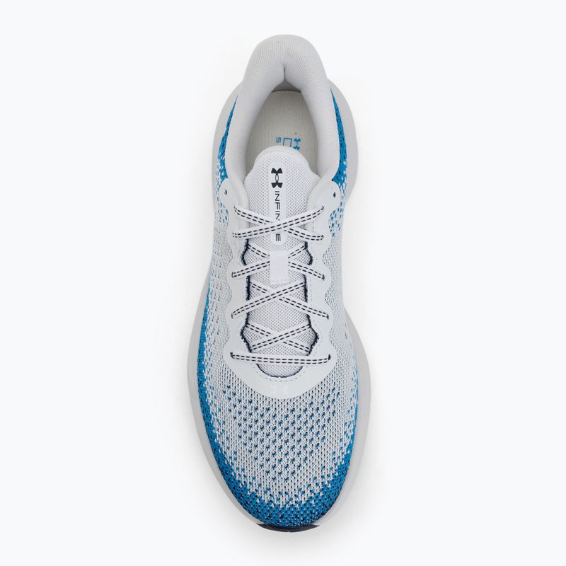 Vyriški bėgimo batai Under Armour Infinite white/electric blue/white 5