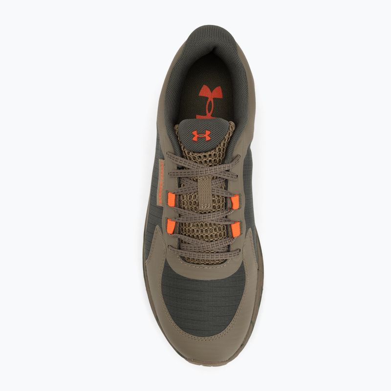 Vyriški bėgimo batai Under Armour Charged Bandit Trail 3 marine od green/bayou/ares red 5