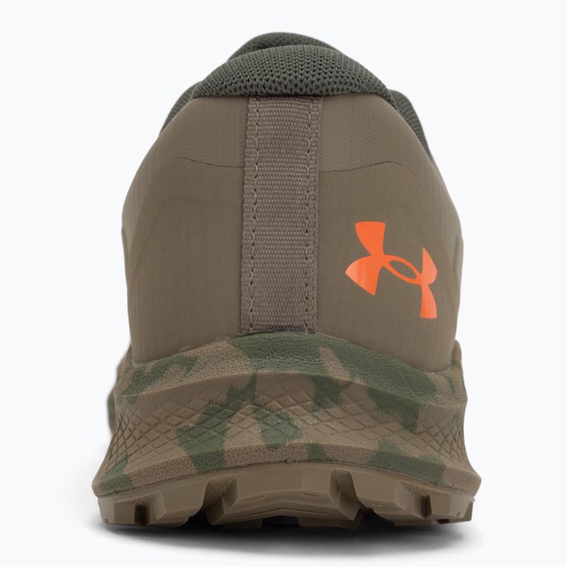 Vyriški bėgimo batai Under Armour Charged Bandit Trail 3 marine od green/bayou/ares red 6