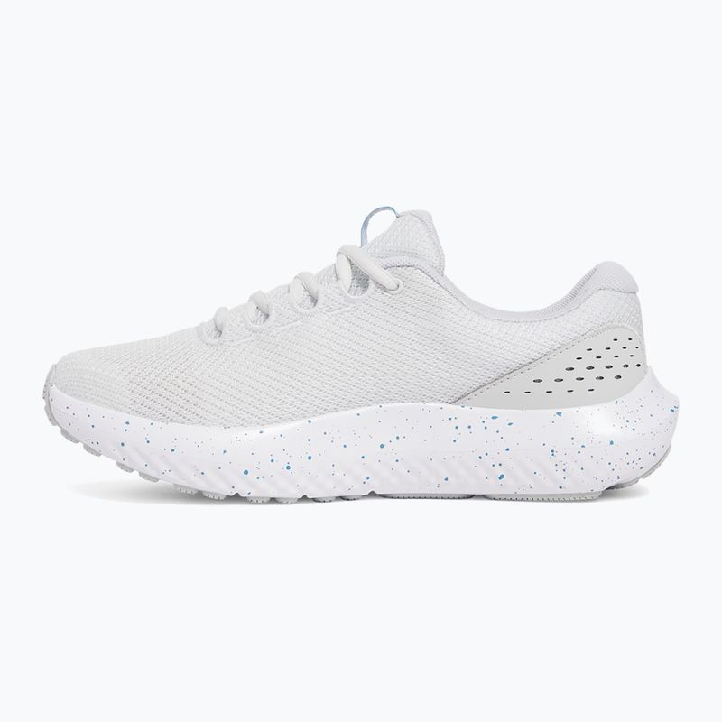 Moteriški bėgimo bateliai Under Armour Charged Surge 4 distant gray/halo gray/ether blue 2