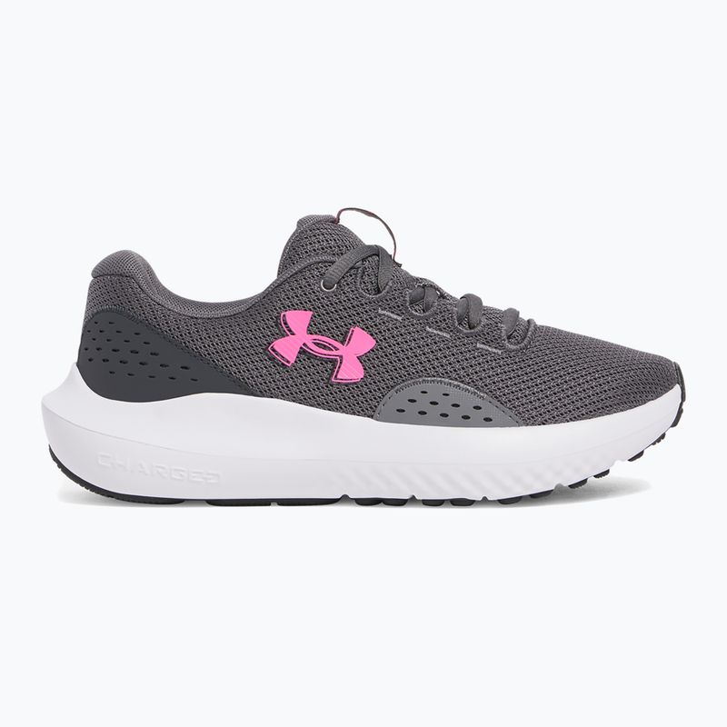 Moteriški bėgimo bateliai Under Armour Charged Surge 4 castlerock/anthracite/aero pink 8
