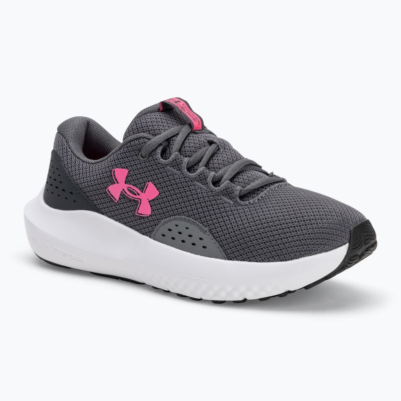 Moteriški bėgimo bateliai Under Armour Charged Surge 4 castlerock/anthracite/aero pink