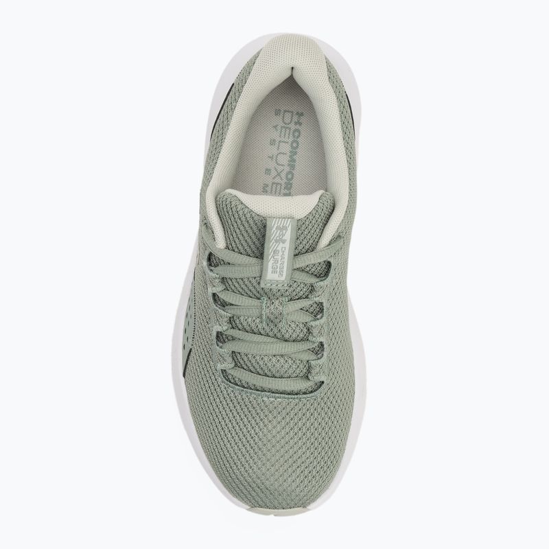 Moteriški bėgimo bateliai Under Armour Charged Surge 4 silica green/hydro green/hydro green 5