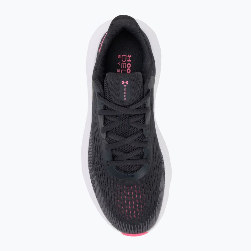 Moteriški bėgimo bateliai Under Armour Charged Rogue 5 anthracite/anthracite/aero pink 5