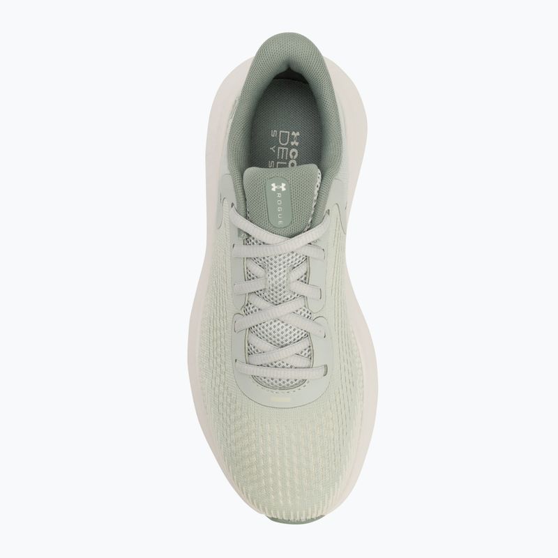 Moteriški bėgimo bateliai Under Armour Charged Rogue 5 hydro green/hydro green/silica green 5