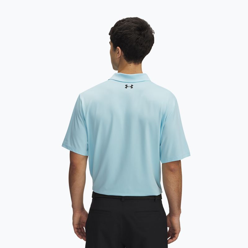Vyriški polo marškinėliai Under Armour Matchplay Polo stream/black 2