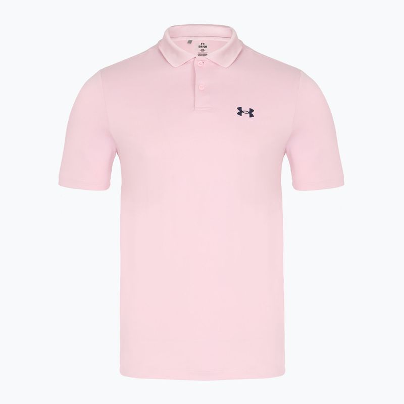 Vyriški polo marškinėliai Under Armour Matchplay Polo prime pink/midnight navy
