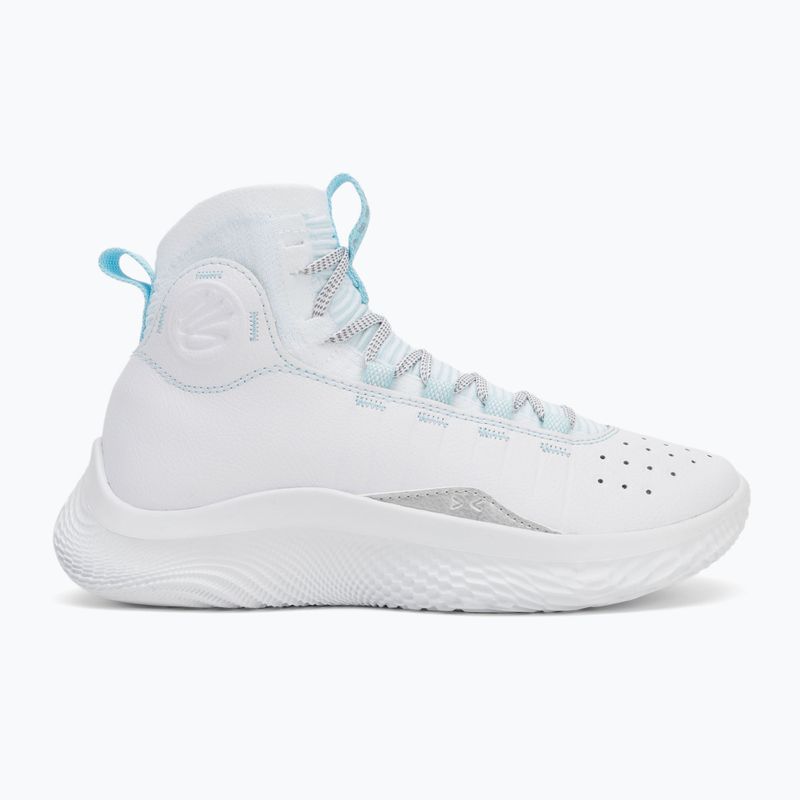 Krepšinio batai Under Armour CURRY 4 FLOTRO white/stream/metallic silver 2