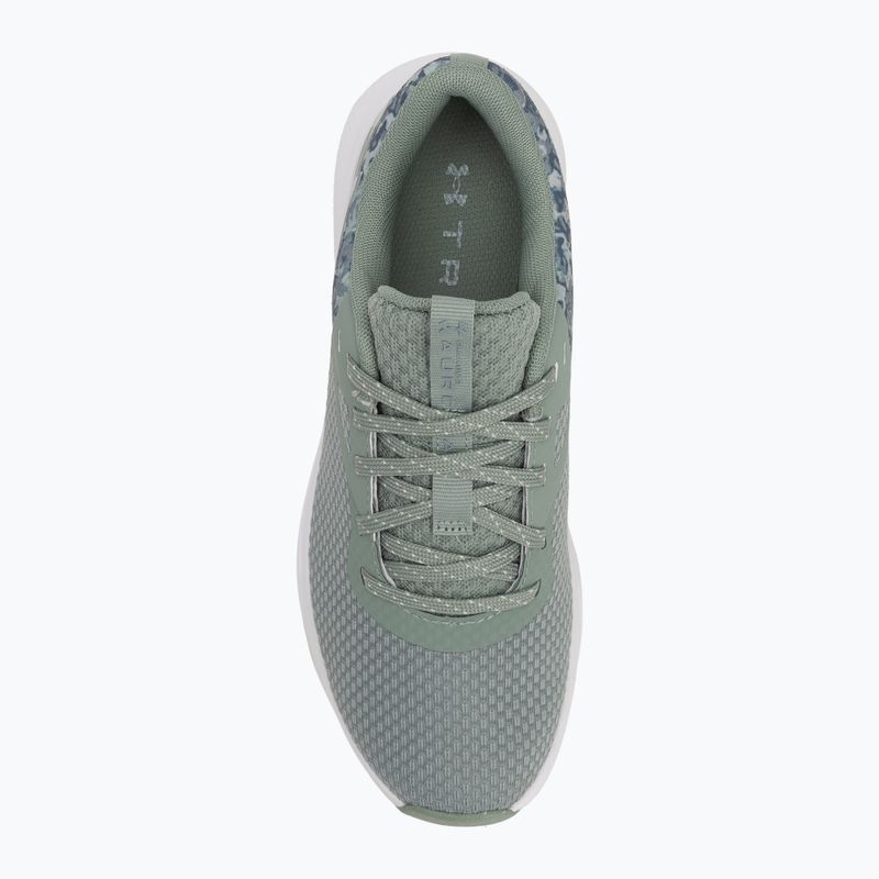 Moteriški treniruočių batai Under Armour Charged Aurora 2+ silica green/white/metallic silica 5