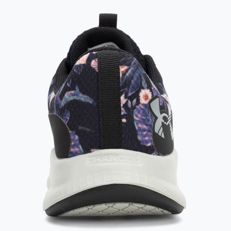 Moteriški treniruočių batai Under Armour Charged Aurora 2+ black/hydro green/metallic warm silver 6