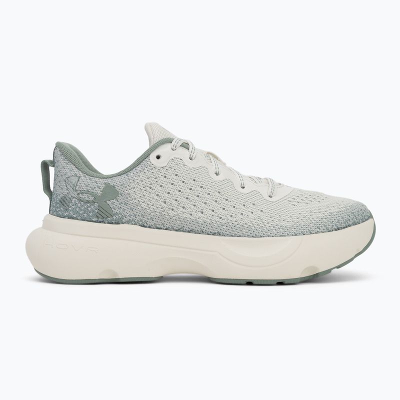 Moteriški bėgimo bateliai Under Armour Infinite white quartz/silica green/metallic silica 2