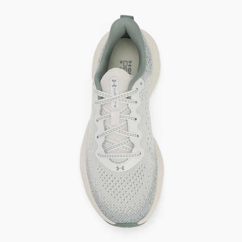 Moteriški bėgimo bateliai Under Armour Infinite white quartz/silica green/metallic silica 5
