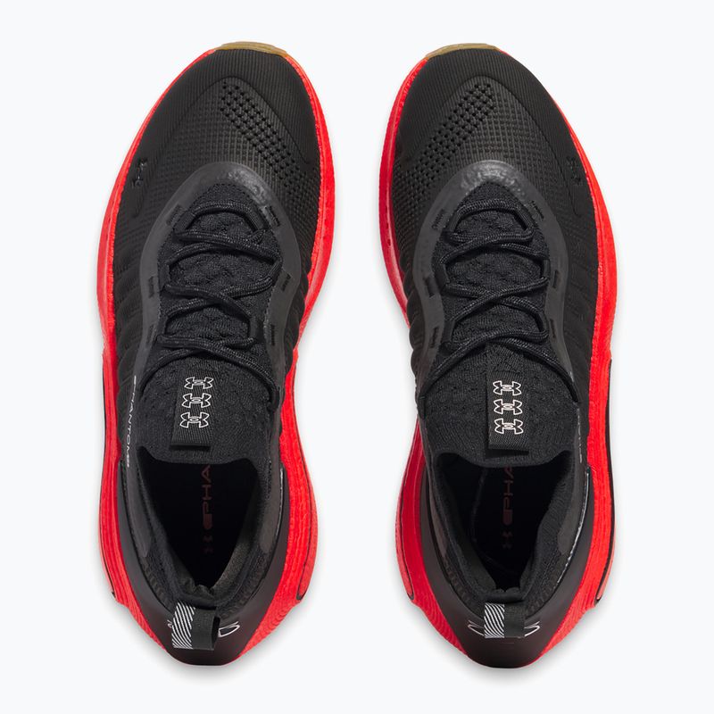 Vyriški batai Under Armour Phantom 4 black/lava red/metallic silver 11