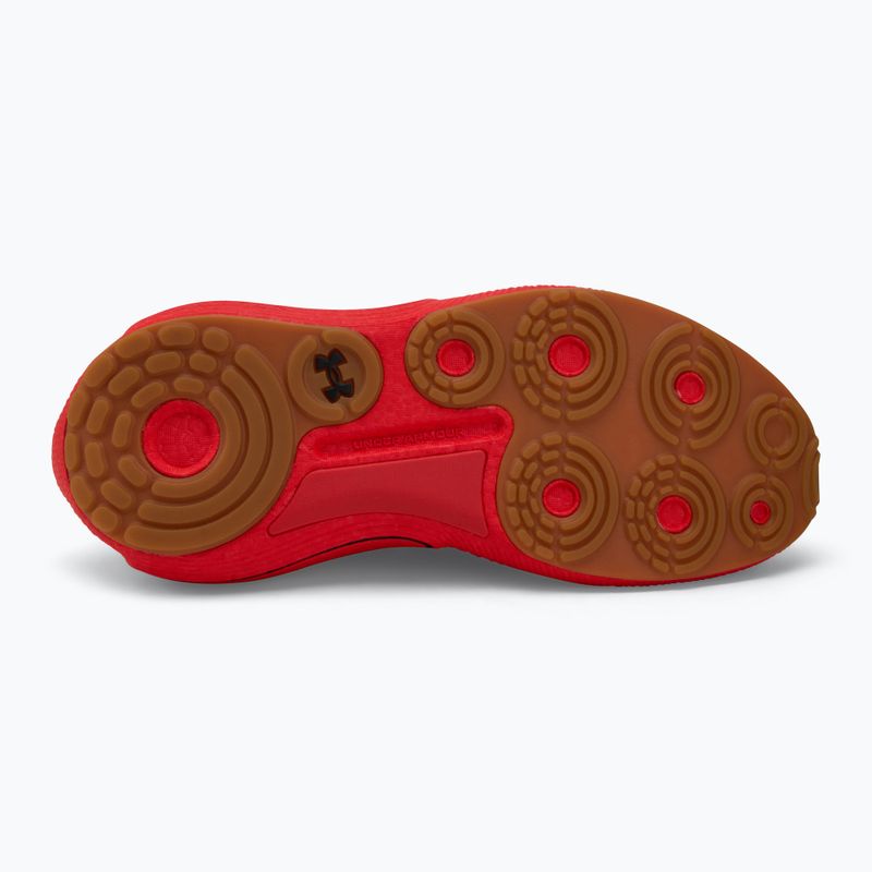 Vyriški batai Under Armour Phantom 4 black/lava red/metallic silver 4