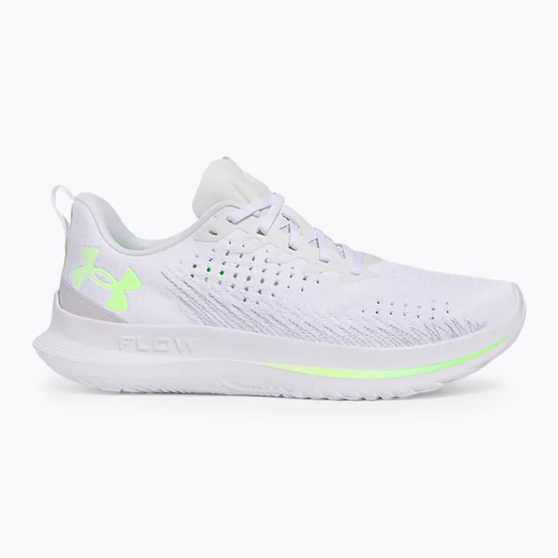 Vyriški bėgimo bateliai Under Armour Velociti 4 white/white/hyper green 8