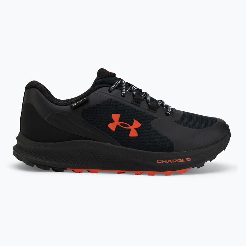 Vyriški bėgimo bateliai Under Armour Charged Bandit Trail 3 black/black/fire 2