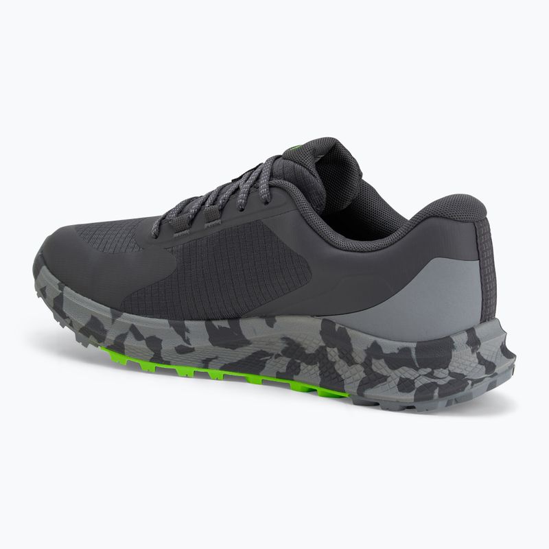 Vyriški bėgimo bateliai Under Armour Charged Bandit Trail 3 castlerock/steel/hyper green 3