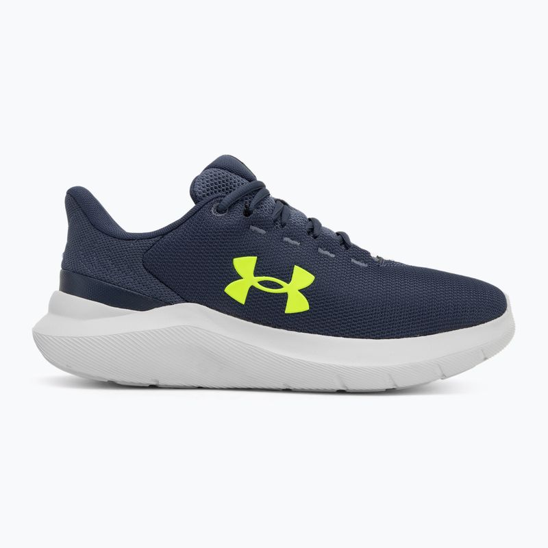 Vyriški bėgimo batai Under Armour Phade RN 3 downpour gray/downpour gray/hyper green 2