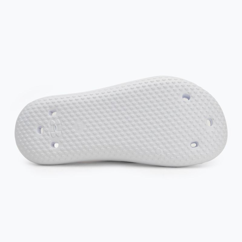 Moteriškos šlepetės Under Armour Locker V Slide white/white/white 4
