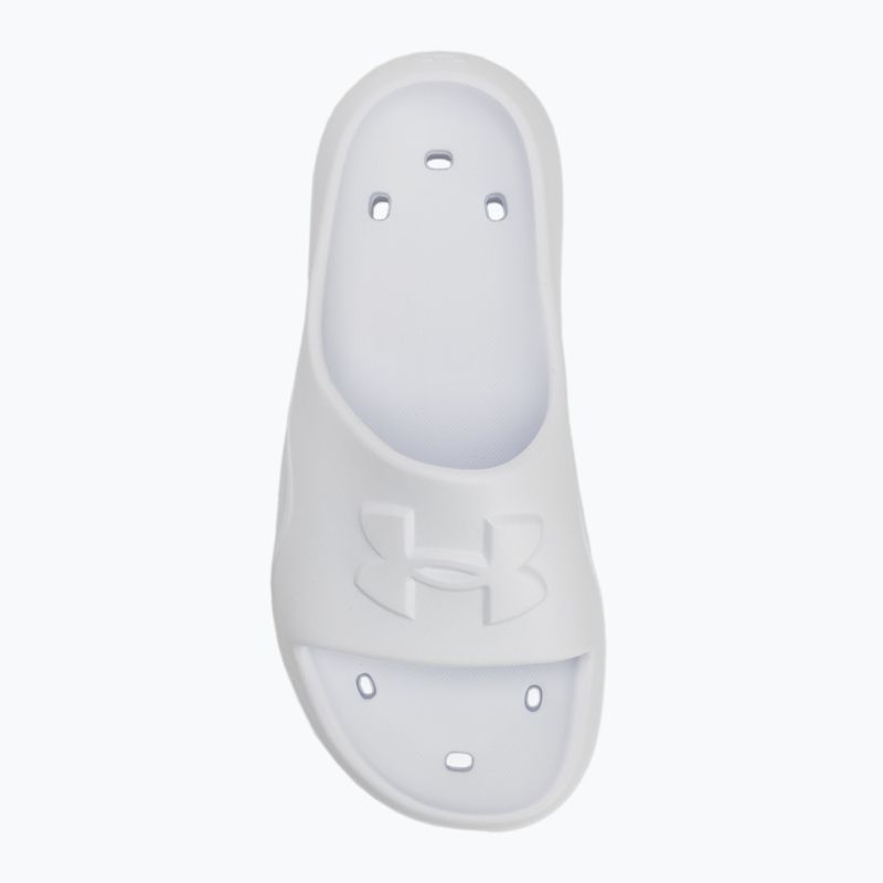 Moteriškos šlepetės Under Armour Locker V Slide white/white/white 5