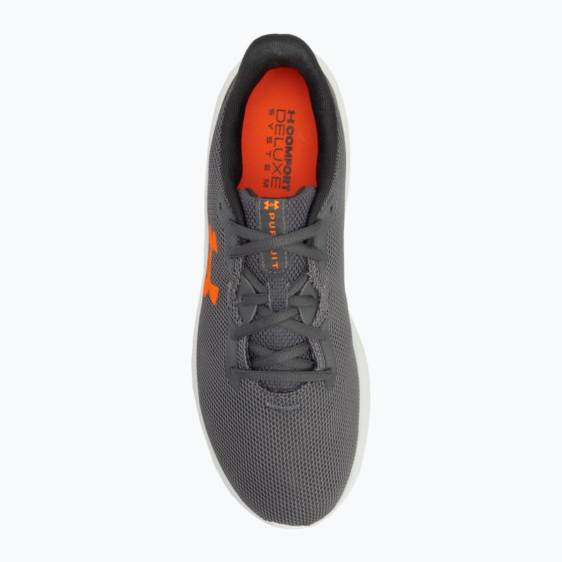 Vyriški bėgimo bateliai Under Armour Charged Pursuit 4 castlerock/anthracite/blaze orange 5