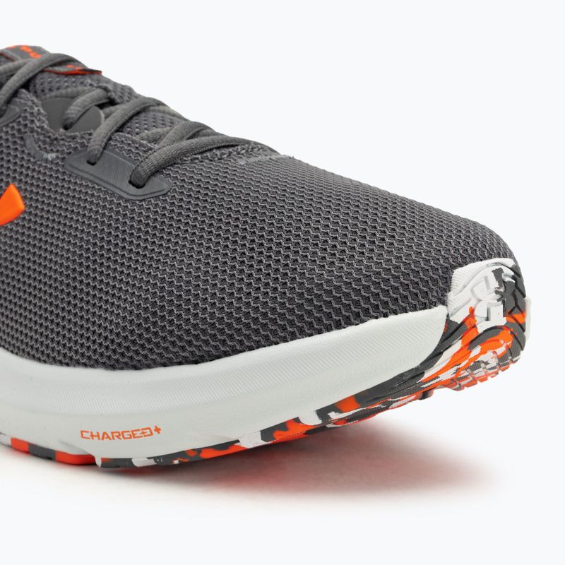 Vyriški bėgimo bateliai Under Armour Charged Pursuit 4 castlerock/anthracite/blaze orange 7